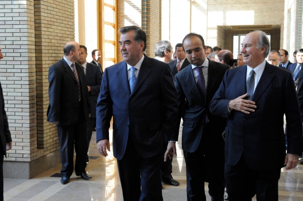 His Highness the Aga Khan at the Opening Ceremony of Ismaili Center Dushanbe